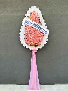 Pembe Ayaklı Düğün Çelengi